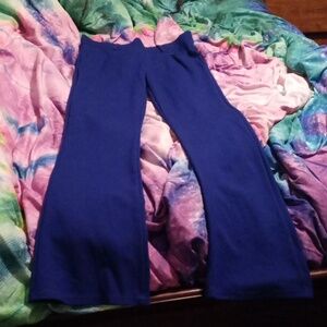 Stylish Blue Wide-Leg Pants